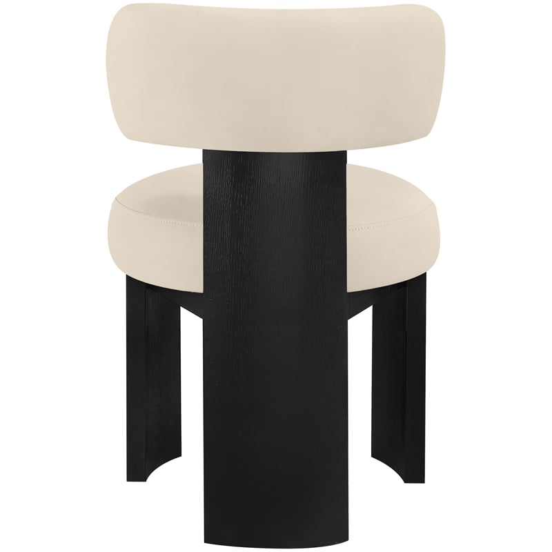 Meridian Furniture Atelier Beige Vegan Leather Dining Chair (Set of 2)