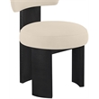 Meridian Furniture Atelier Beige Vegan Leather Dining Chair (Set of 2)