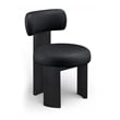 Meridian Furniture Atelier Black Vegan Leather Dining Chair (Set of 2)