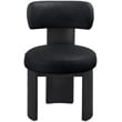 Meridian Furniture Atelier Black Vegan Leather Dining Chair (Set of 2)