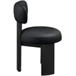 Meridian Furniture Atelier Black Vegan Leather Dining Chair (Set of 2)