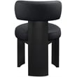 Meridian Furniture Atelier Black Vegan Leather Dining Chair (Set of 2)