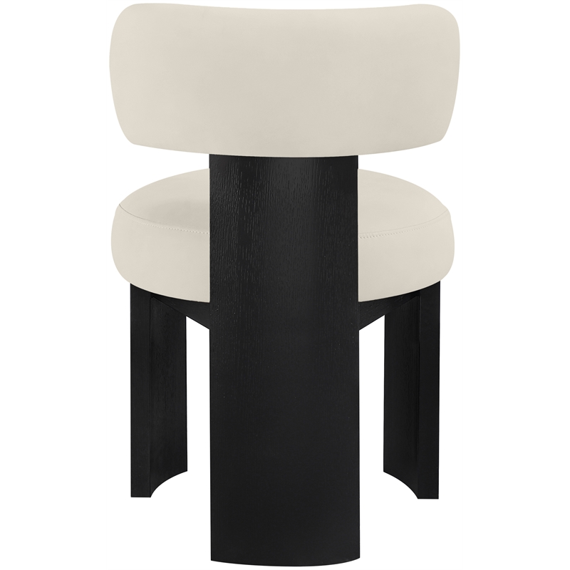 Meridian Furniture Atelier Taupe Vegan Leather Dining Chair (Set of 2)