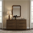 Meridian Furniture Tiberio Brown Solid Wood Mirror