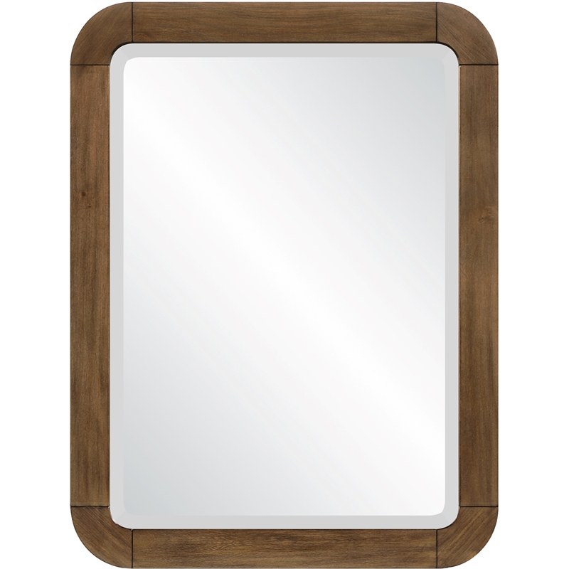Meridian Furniture Tiberio Brown Solid Wood Mirror