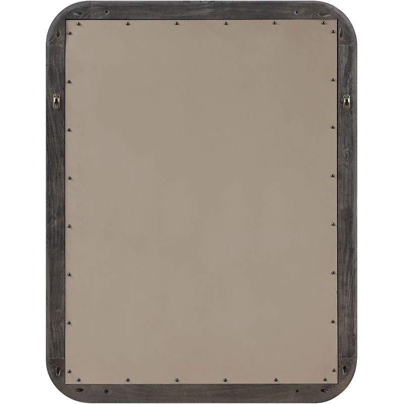 Meridian Furniture Tiberio Brown Solid Wood Mirror