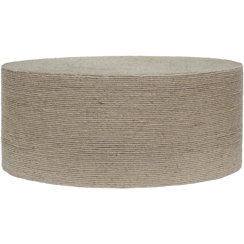 Meridian Furniture Meadow Natural Jute Coffee Table