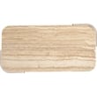 Meridian Furniture Calabria Beige Marble And Cream Oak Wood Coffee Table