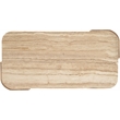 Meridian Furniture Calabria Beige Marble And Natural Oak Wood Coffee Table