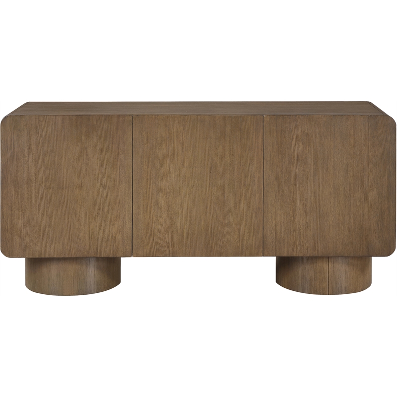 Meridian Furniture Adagio Brown Solid Wood And Oak Veneer Sideboard/Buffet