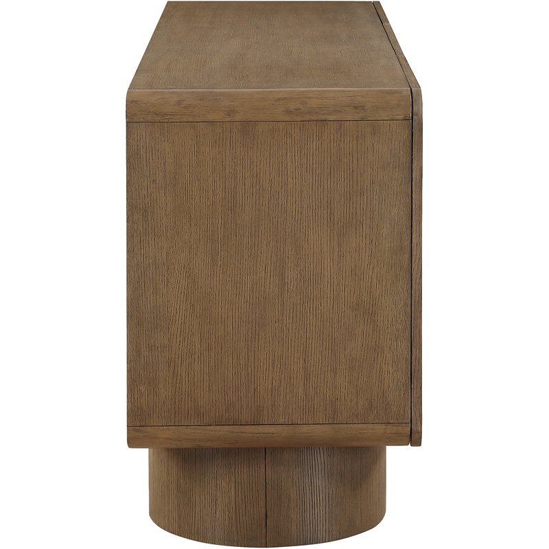 Meridian Furniture Adagio Brown Solid Wood And Oak Veneer Sideboard/Buffet