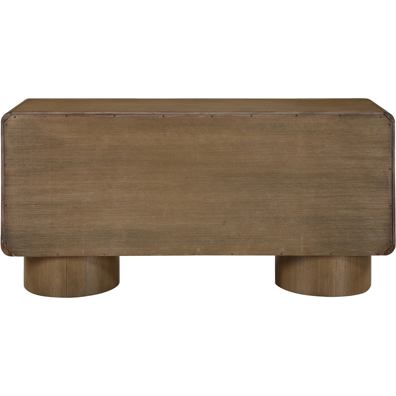 Meridian Furniture Adagio Brown Solid Wood And Oak Veneer Sideboard/Buffet