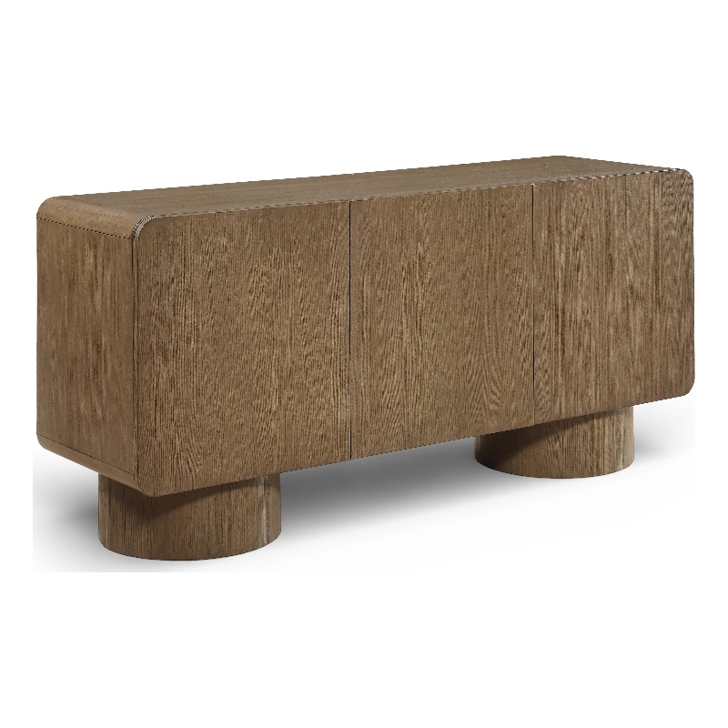 Meridian Furniture Adagio Brown Solid Wood And Oak Veneer Sideboard/Buffet
