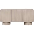 Meridian Furniture Adagio Natural Solid Wood And Oak Veneer Sideboard/Buffet