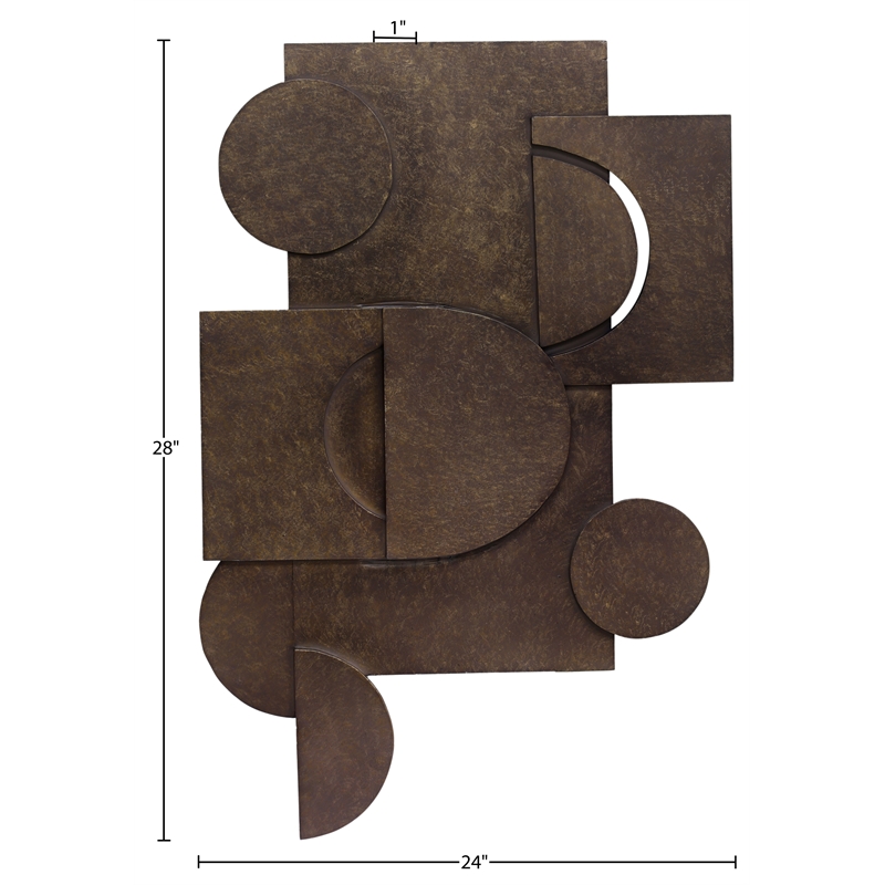 Meridian Furniture Nuvori Brown Wall Decor