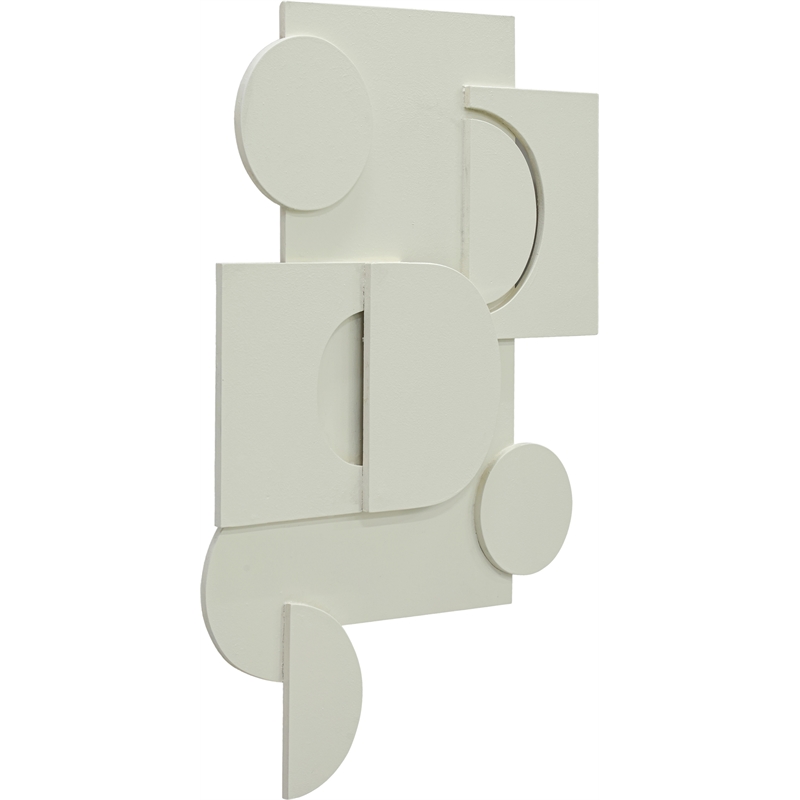 Meridian Furniture Nuvori Cream Wall Decor