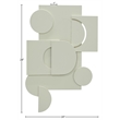 Meridian Furniture Nuvori Cream Wall Decor