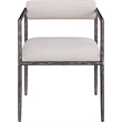 Meridian Furniture Axis Beige Linen Textured Fabric Dining Chair (Set of 2)