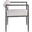 Meridian Furniture Axis Beige Linen Textured Fabric Dining Chair (Set of 2)