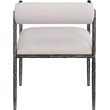 Meridian Furniture Axis Beige Linen Textured Fabric Dining Chair (Set of 2)
