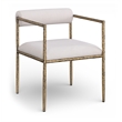 Meridian Furniture Axis Beige Linen Textured Fabric Dining Chair (Set of 2)