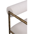 Meridian Furniture Axis Beige Linen Textured Fabric Dining Chair (Set of 2)