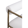Meridian Furniture Axis Cream Linen Textured Fabric Dining Chair (Set of 2)