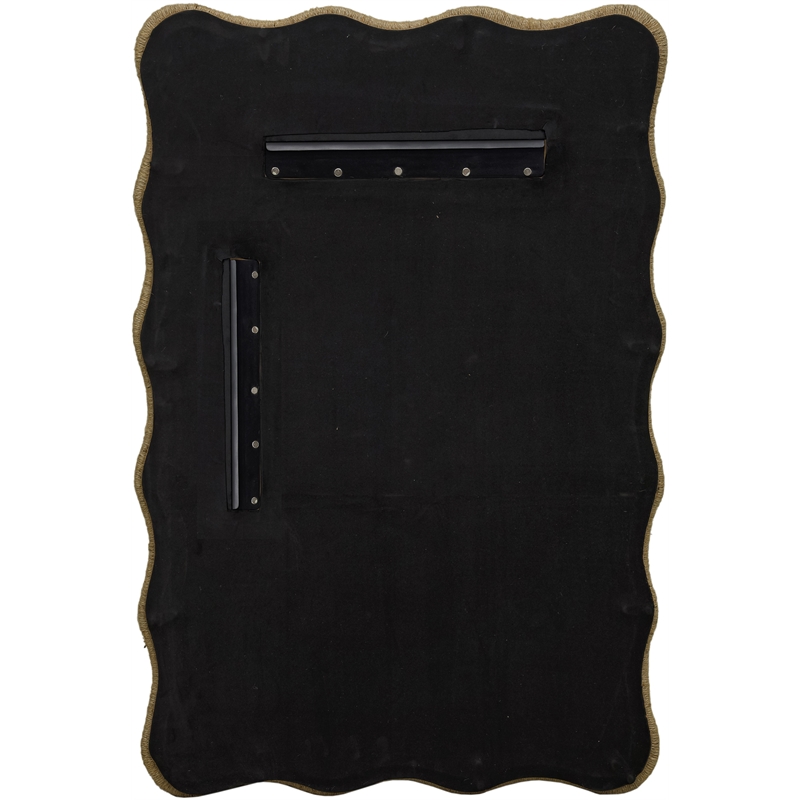Meridian Furniture Meadow Natural Jute Rope Framed Mirror