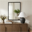 Meridian Furniture Hammer Black Iron Mirror