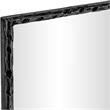 Meridian Furniture Hammer Black Iron Mirror