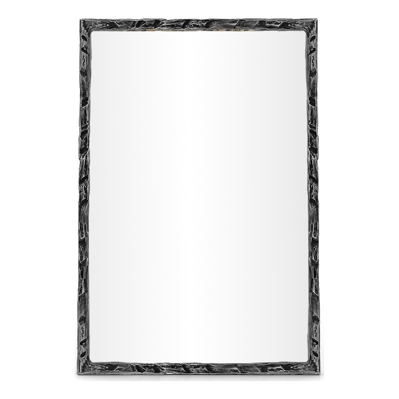 Meridian Furniture Hammer Black Iron Mirror