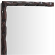 Meridian Furniture Hammer Brown Iron Mirror