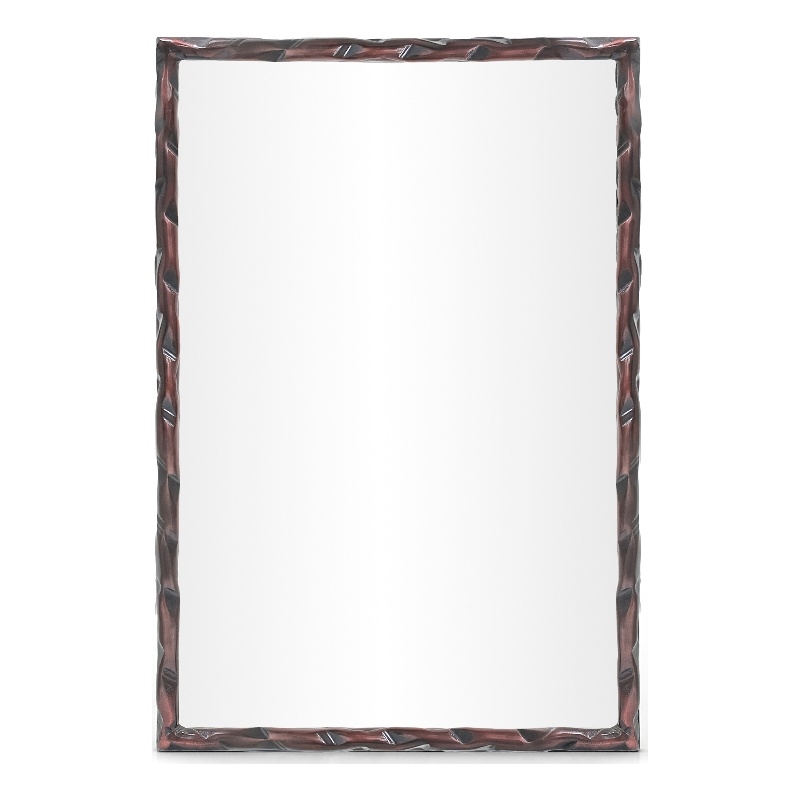 Meridian Furniture Hammer Brown Iron Mirror
