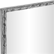 Meridian Furniture Hammer Silver Iron Mirror