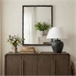 Meridian Furniture Hammer Black Iron Mirror