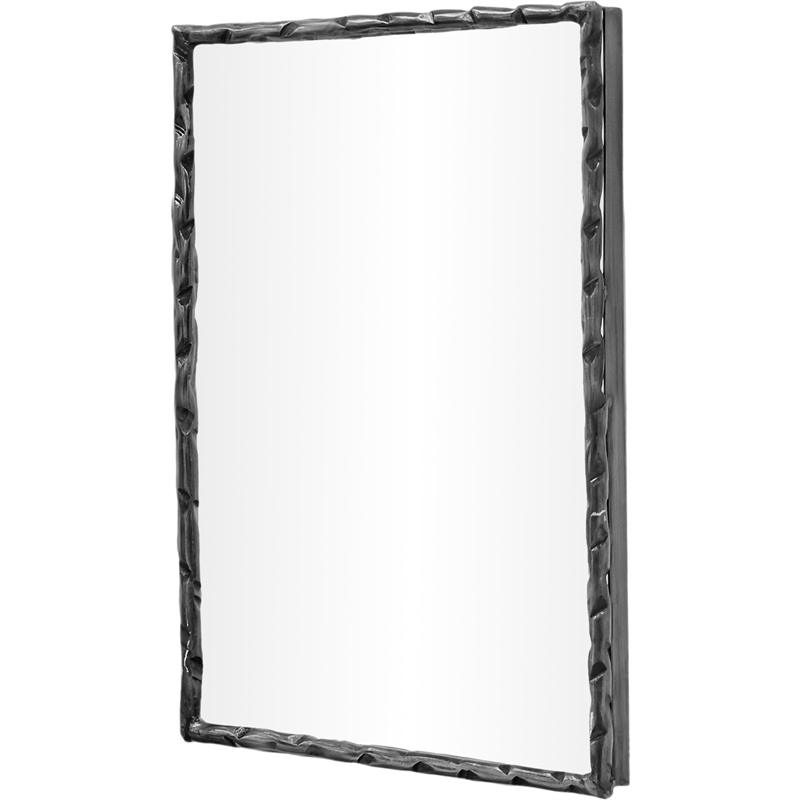 Meridian Furniture Hammer Black Iron Mirror