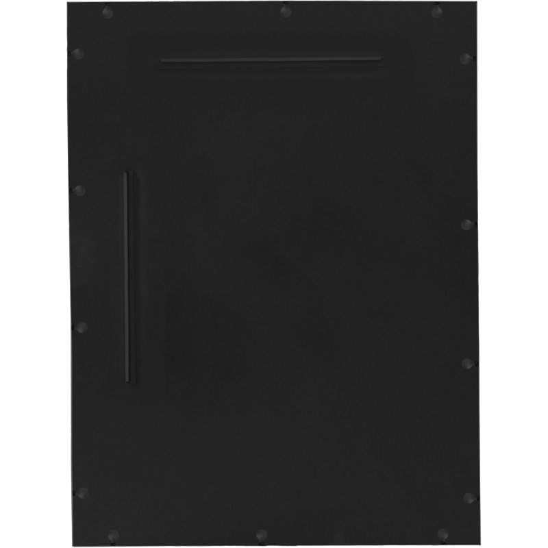Meridian Furniture Hammer Black Iron Mirror