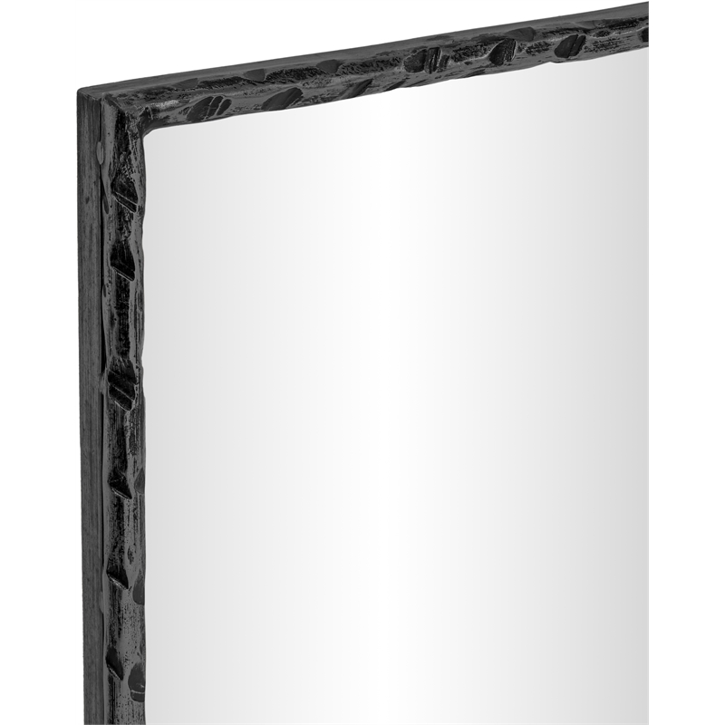 Meridian Furniture Hammer Black Iron Mirror