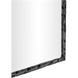 Meridian Furniture Hammer Black Iron Mirror