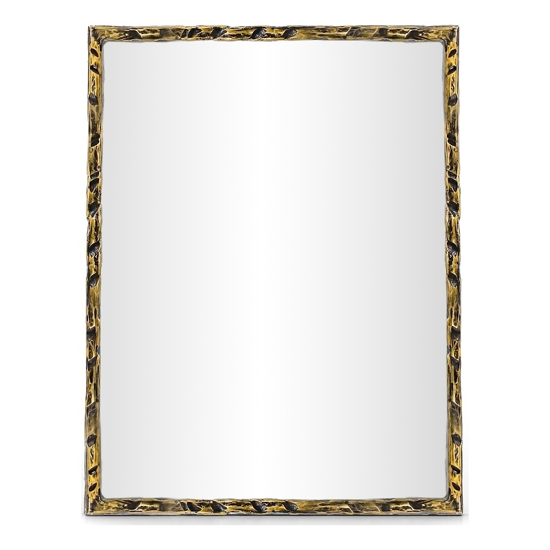 Meridian Furniture Hammer Gold Iron Mirror