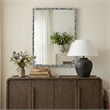 Meridian Furniture Hammer Silver Iron Mirror