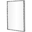 Meridian Furniture Hammer Silver Iron Mirror