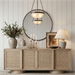 Meridian Furniture Hammer Black Iron Mirror