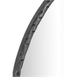 Meridian Furniture Hammer Black Iron Mirror