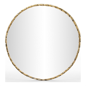Meridian Furniture Hammer Gold Iron Mirror
