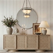 Meridian Furniture Hammer Silver Iron Mirror