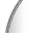 Meridian Furniture Hammer Silver Iron Mirror
