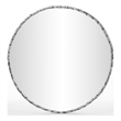 Meridian Furniture Hammer Silver Iron Mirror