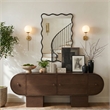 Meridian Furniture Foundry Black Iron Mirror