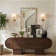 Meridian Furniture Foundry Gold Iron Mirror